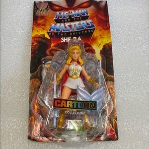 Mattel She-Ra Figure with White and Gold Outfit